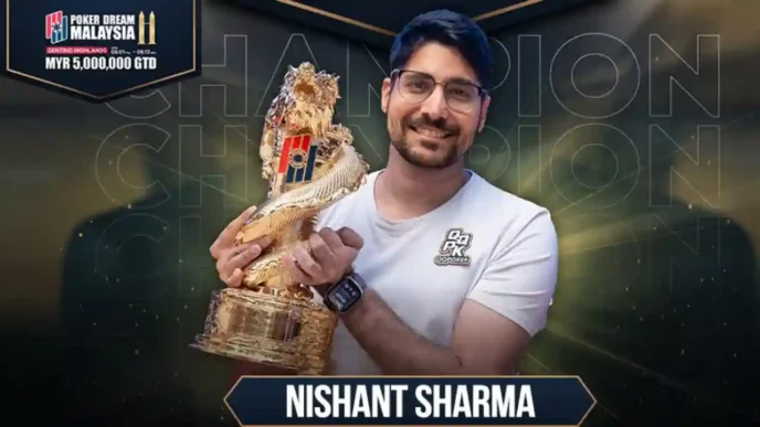 Nishant Sharma Wins Third Poker Dream 13 Malaysia Main Event Title